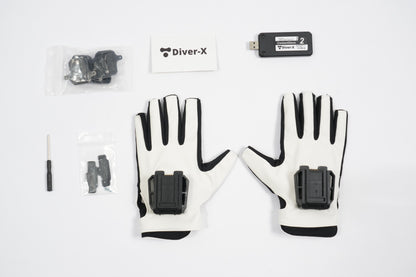 Diver-X ContactGlove2  製品パッケージと付属アクセサリー